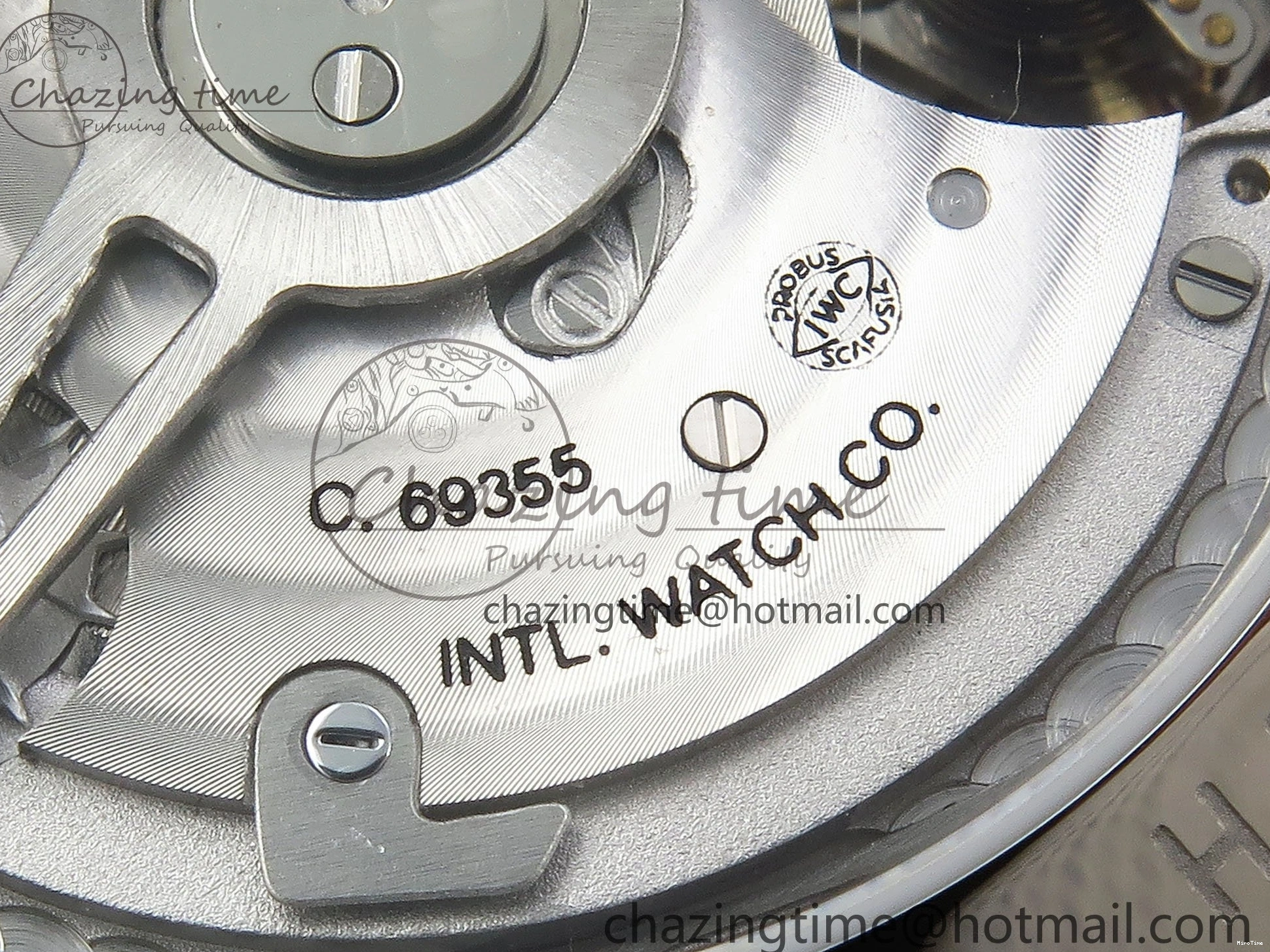 MIROTIME 0422 Casual Portuguese Chrono IW3716 Z+F 1:1 Best Edition White Dial on Blue Rubber Strap A 7016